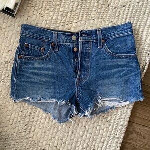Levi's Classic Blue Jean Shorts